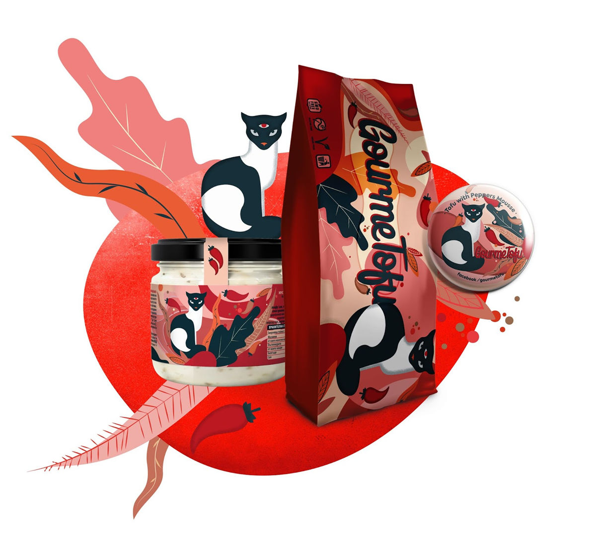 豆乳慕斯包裝設計參考(圖3)