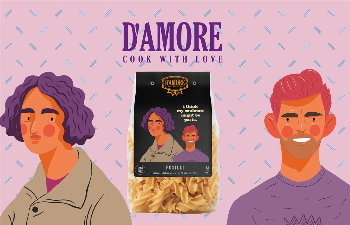 面條包裝創(chuàng)意圖片插畫營造氛圍(圖5) 面條包裝創(chuàng)意圖片插畫營造氛圍(圖5)