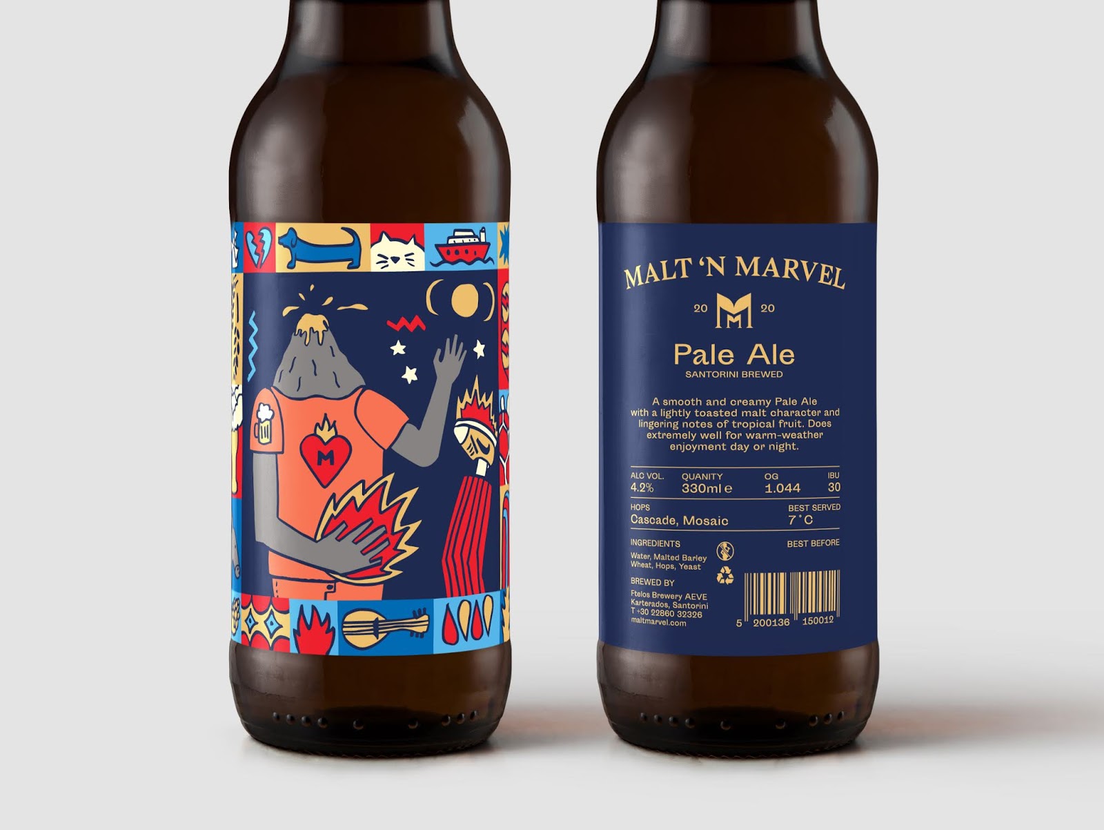 插畫(huà)形式啤酒包裝設(shè)計(jì)(圖5)