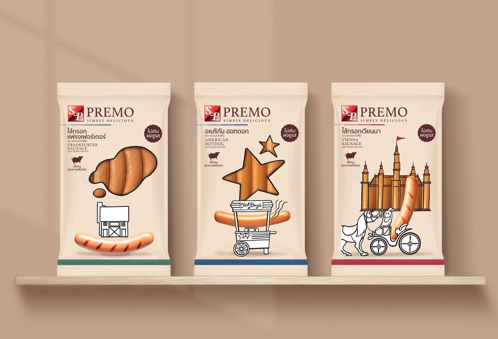 上海香腸包裝設計欣賞(圖1)