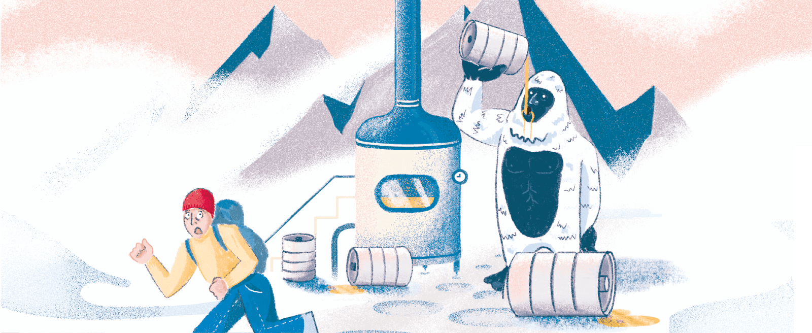 啤酒包裝設(shè)計每個插圖都具有獨特性(圖2)