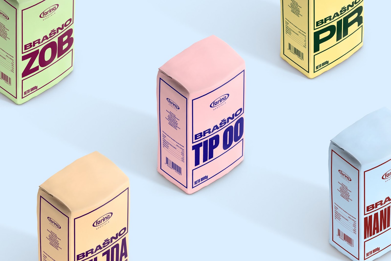 廊坊面粉包裝設(shè)計純文字沖擊力強(圖2)