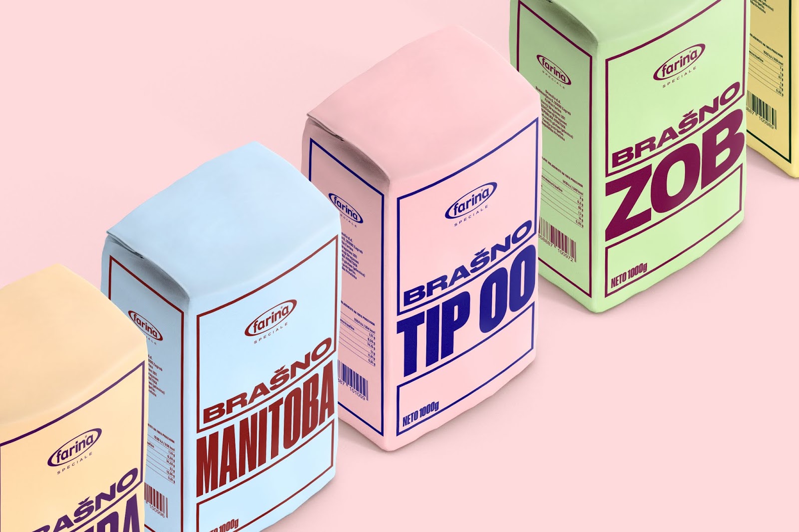 廊坊面粉包裝設(shè)計純文字沖擊力強(圖3)