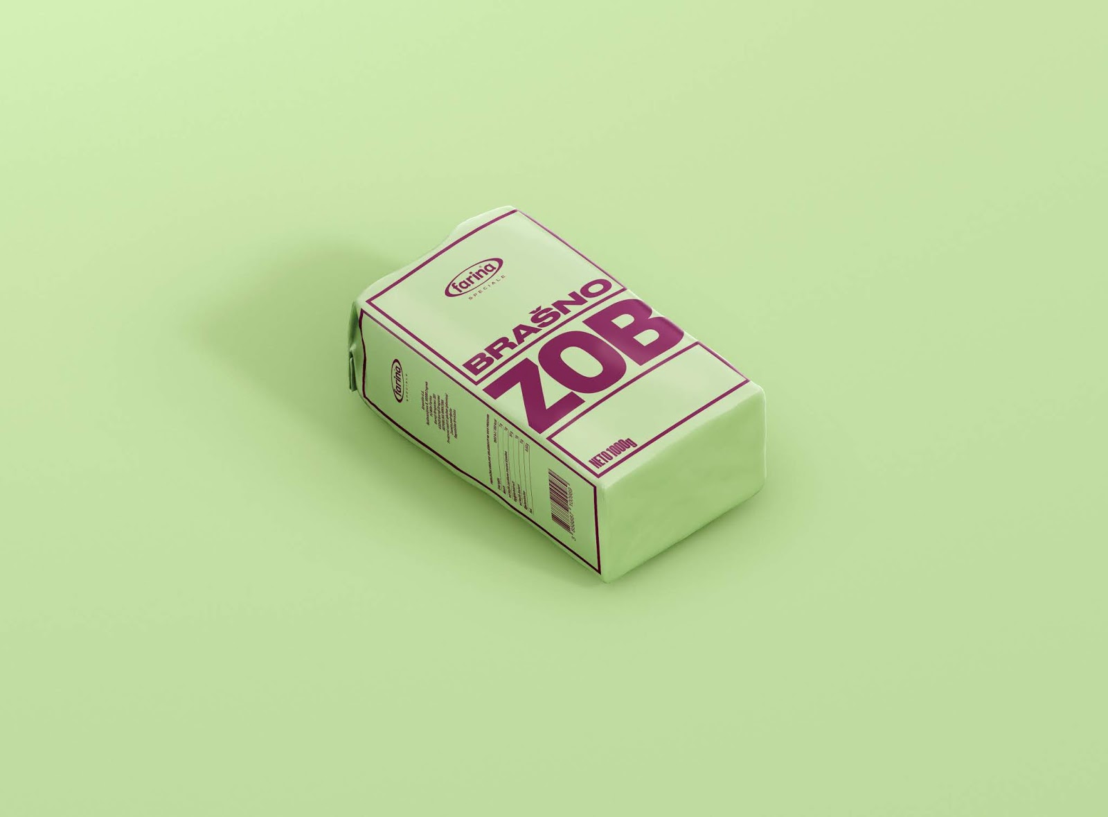 廊坊面粉包裝設(shè)計純文字沖擊力強(圖9)