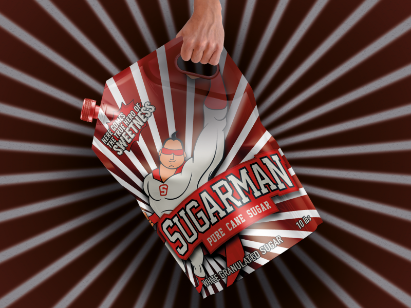 白沙糖包裝設(shè)計(jì)(圖1)