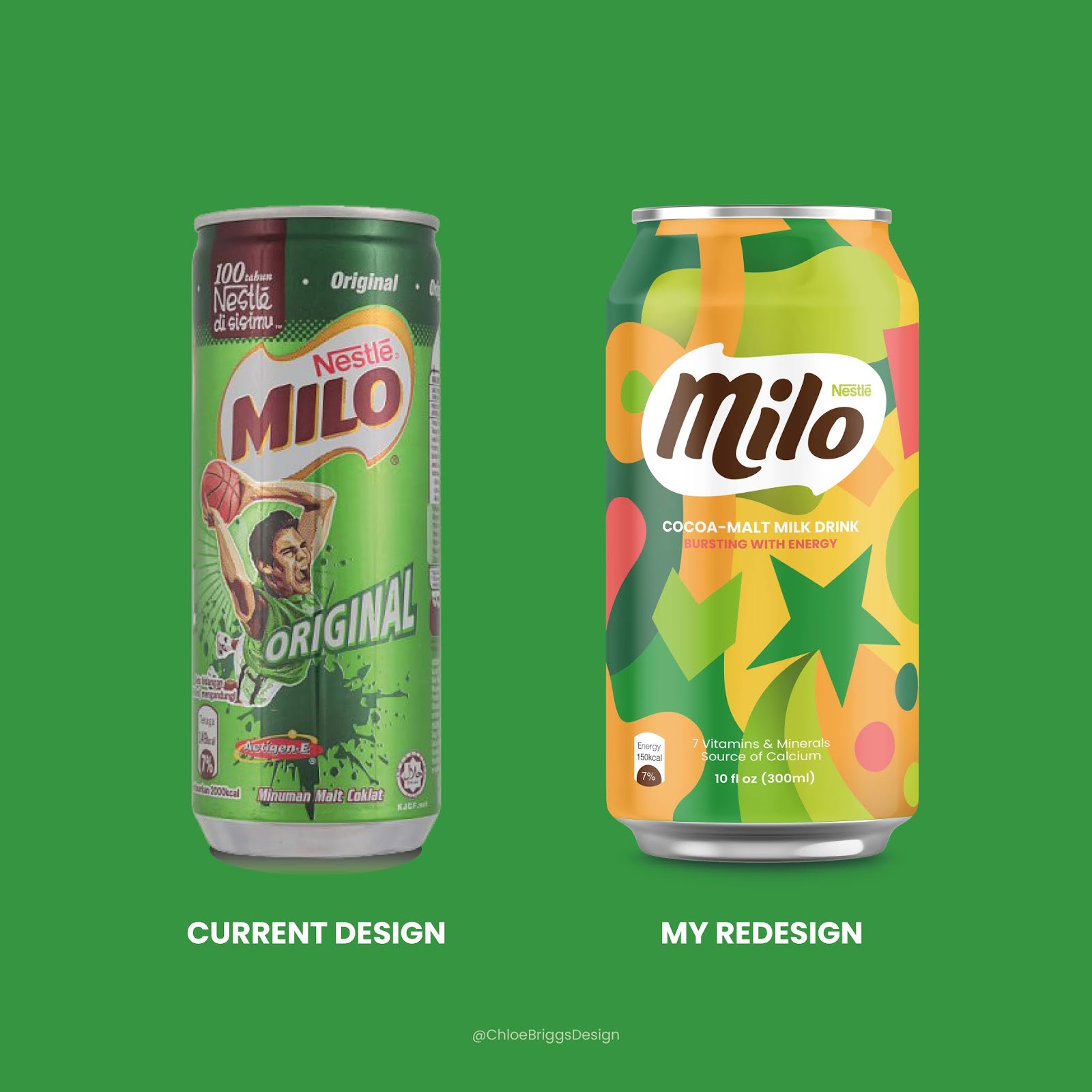 麥芽牛奶飲料包裝設(shè)計(圖1)