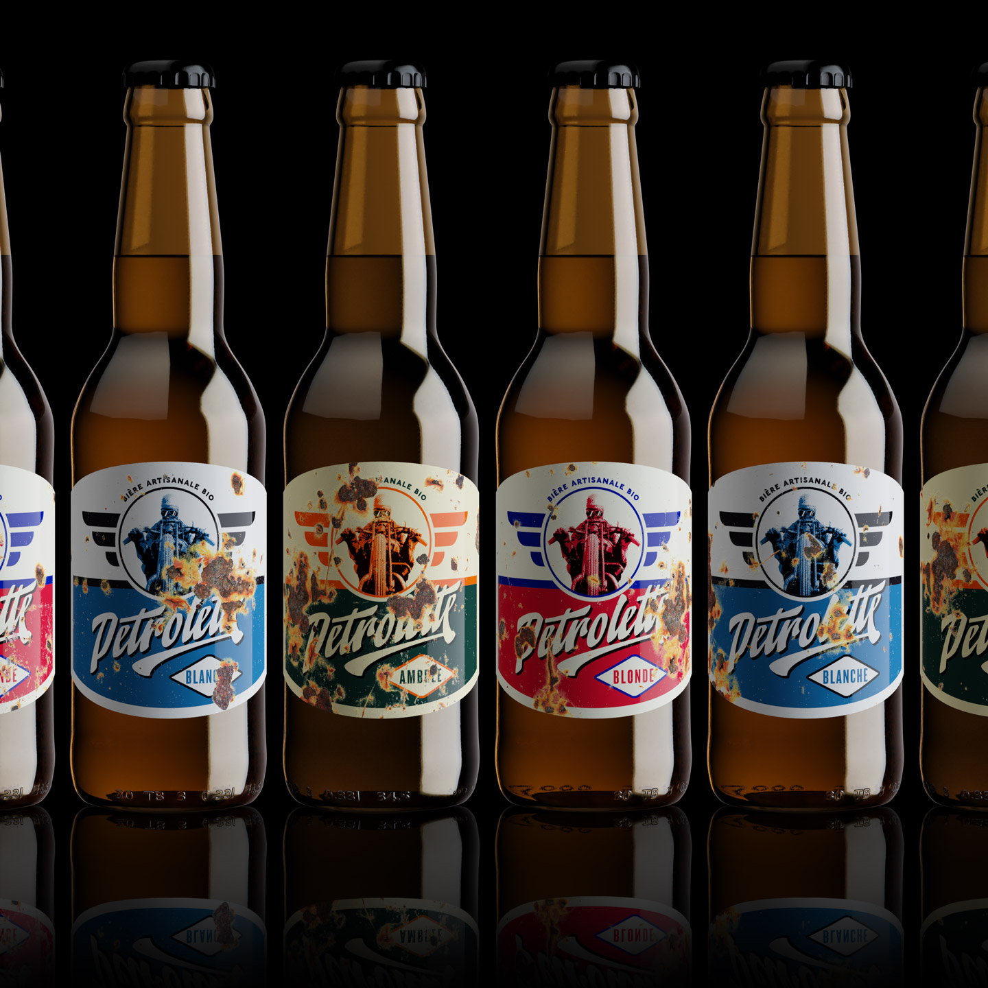 這款啤酒的標(biāo)簽設(shè)計(jì)故意弄得比較舊(圖1) 這款啤酒的標(biāo)簽設(shè)計(jì)故意弄得比較舊(圖1)