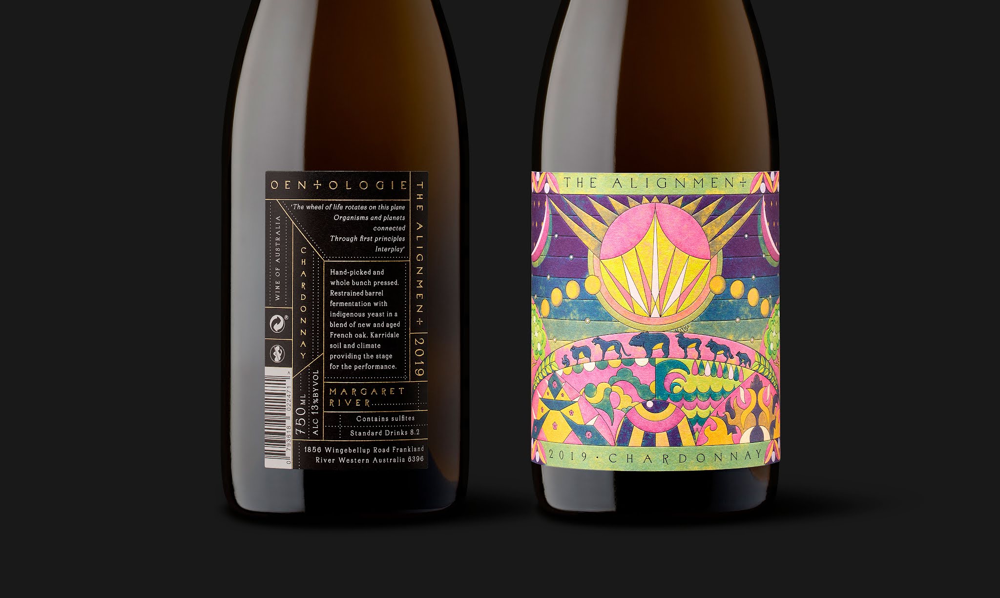 膠印燙金凹印工藝的葡萄酒包裝(圖4)