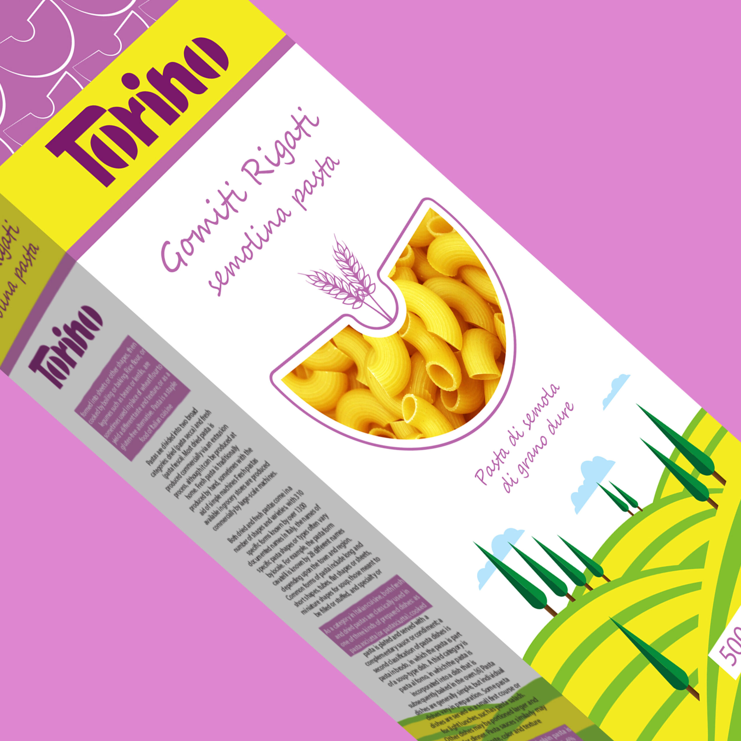 帶插畫的意大利面包裝這樣設(shè)計(jì)(圖1)