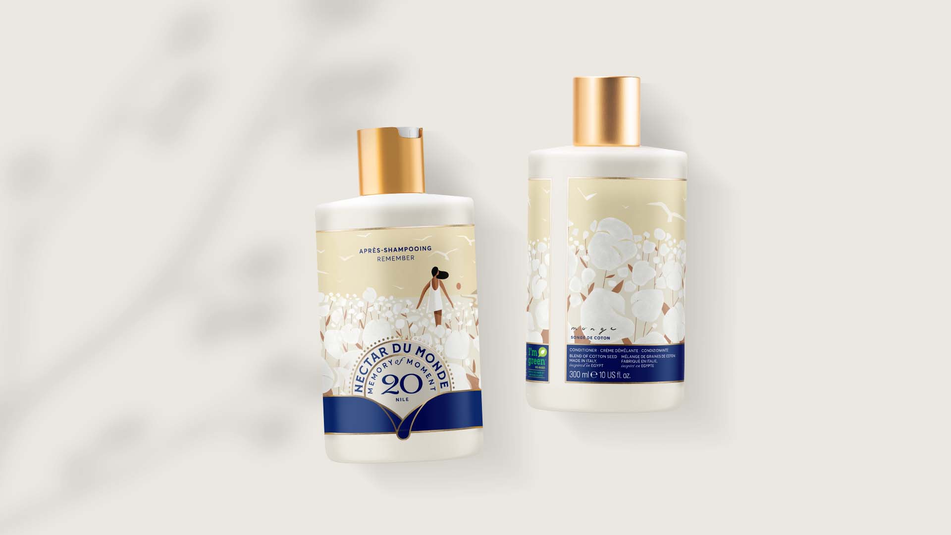 洗護(hù)產(chǎn)品包裝設(shè)計(jì)融入插圖，運(yùn)用現(xiàn)代和傳統(tǒng)字體結(jié)合有不一樣視覺感受(圖1)