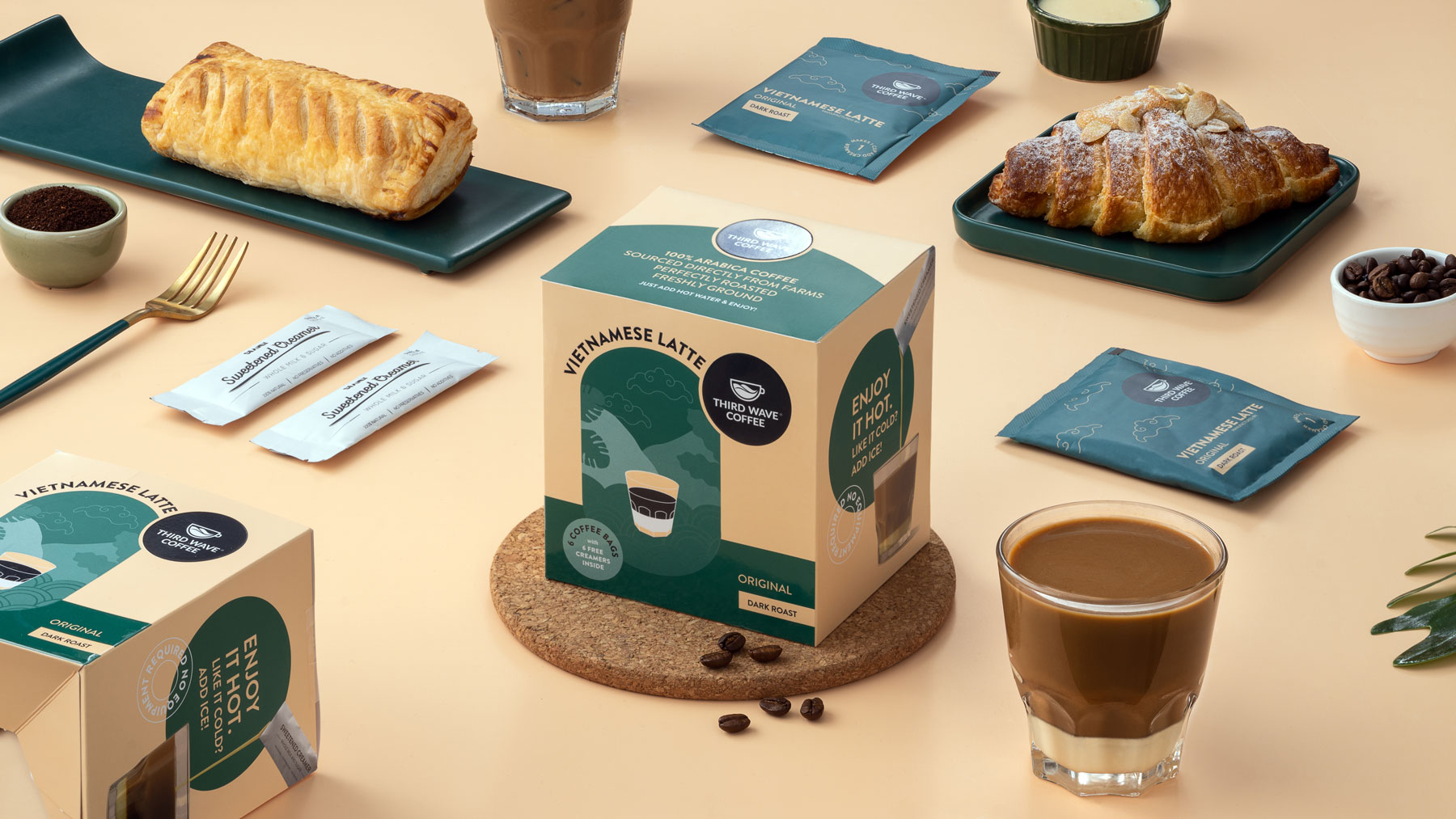 越南拿鐵速溶咖啡包裝這樣設(shè)計(圖2) 越南拿鐵速溶咖啡包裝這樣設(shè)計(圖2)