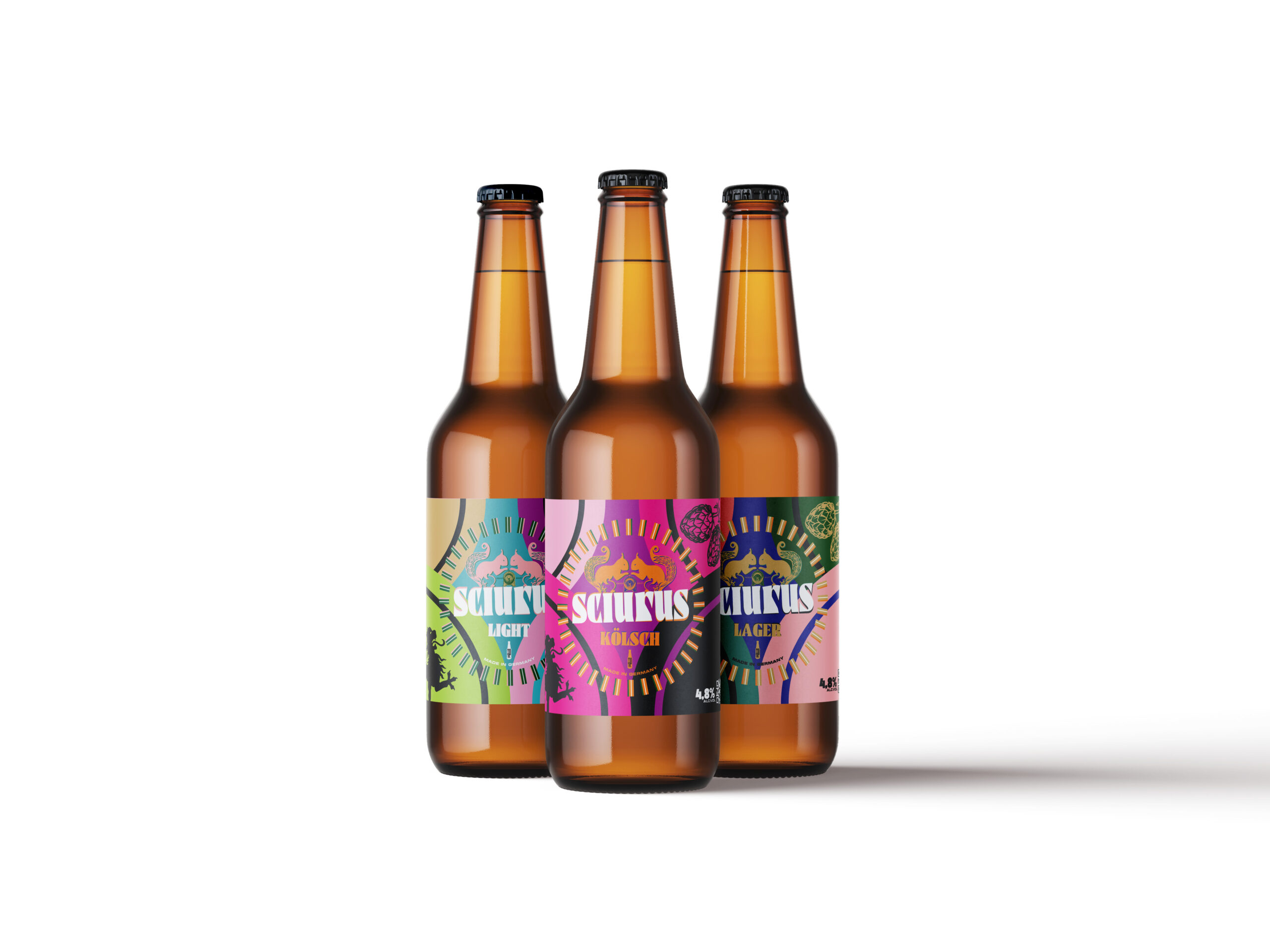 手繪字符和圖形的啤酒包裝這樣設(shè)計(圖6)