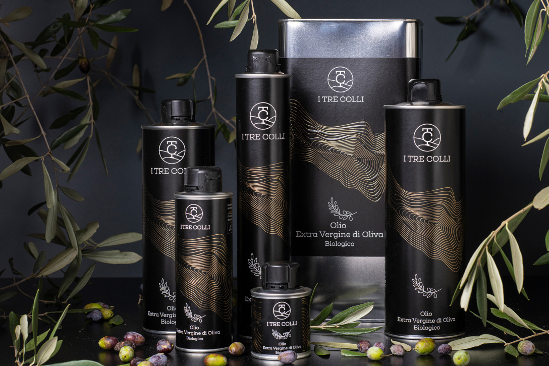 I TRE COLLI橄欖油包裝設(shè)計(jì)欣賞(圖2)