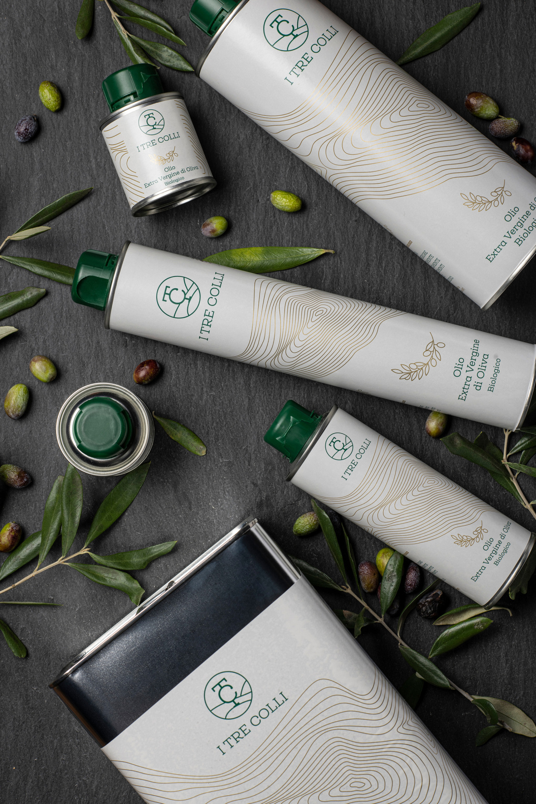 I TRE COLLI橄欖油包裝設(shè)計(jì)欣賞(圖8)
