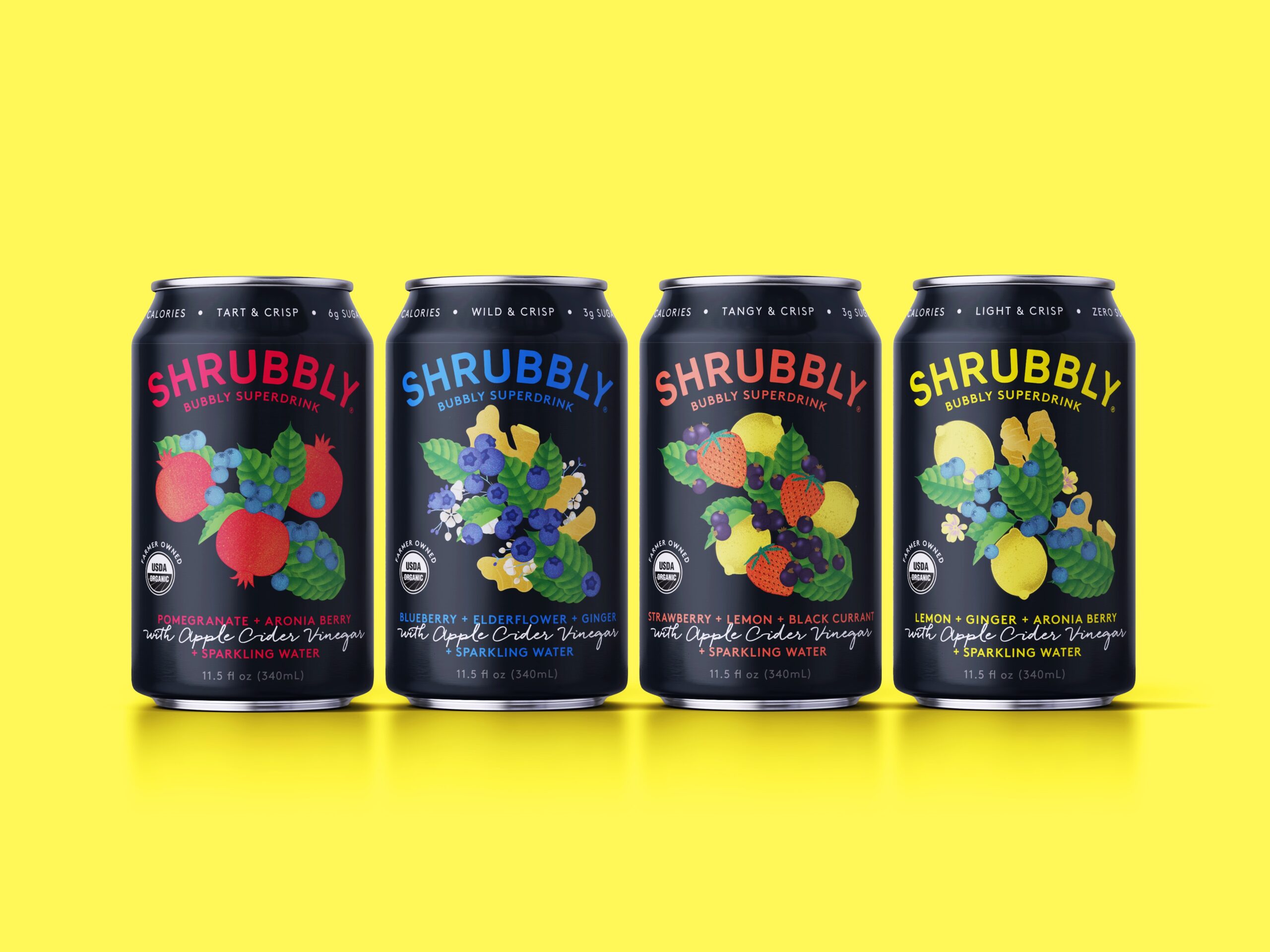 Shrubbly灌裝飲料包裝設計欣賞(圖5) Shrubbly灌裝飲料包裝設計欣賞(圖5)