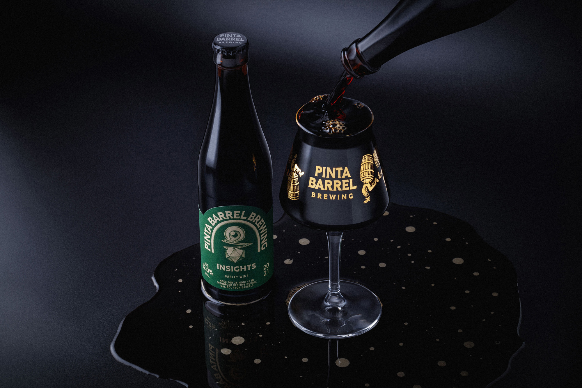 PINTA Barrel Brewing啤酒視覺識(shí)別包裝設(shè)計(jì)(圖7)