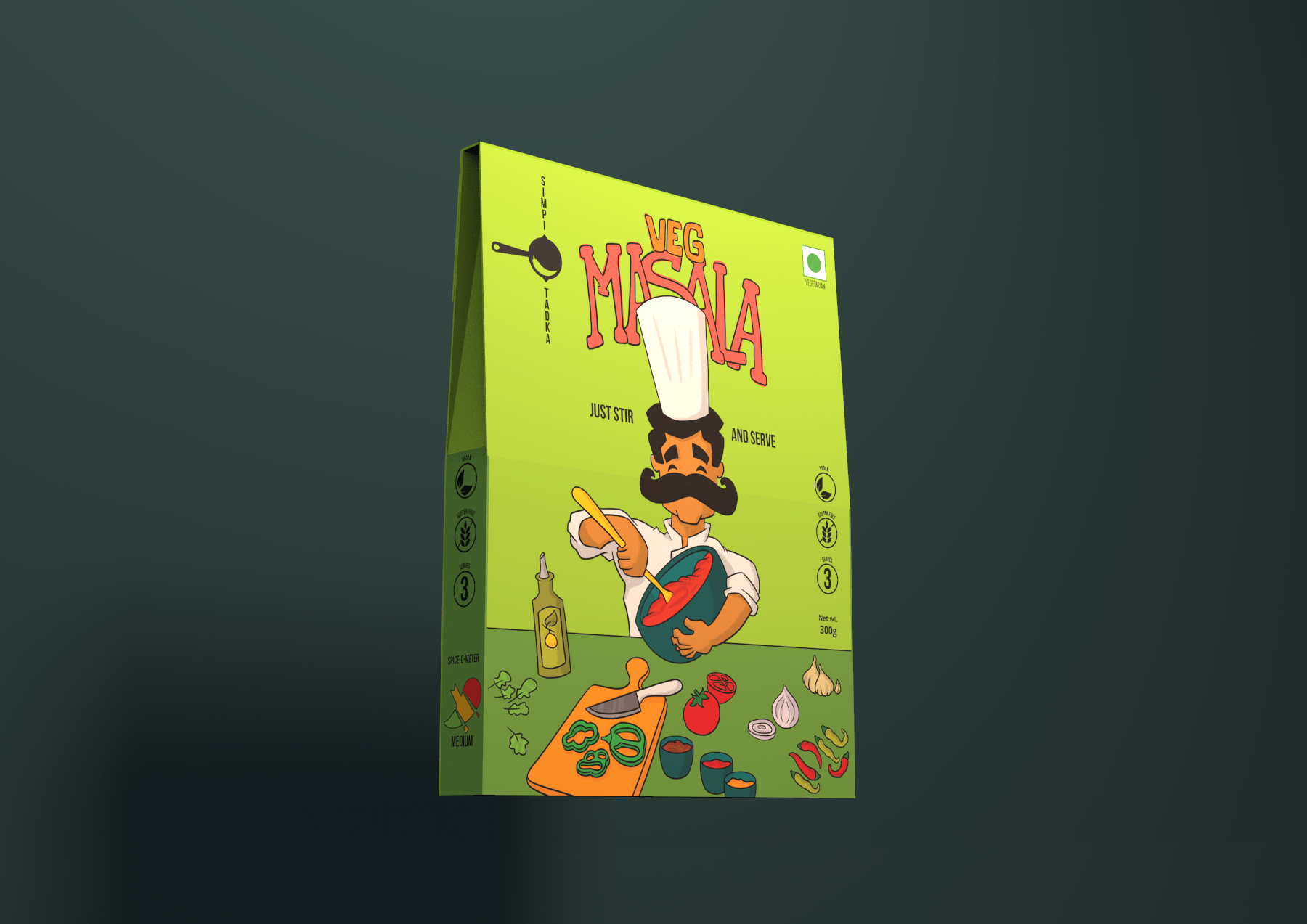  Simpli Tadka系列咖喱包裝設(shè)計(jì)欣賞(圖3)
