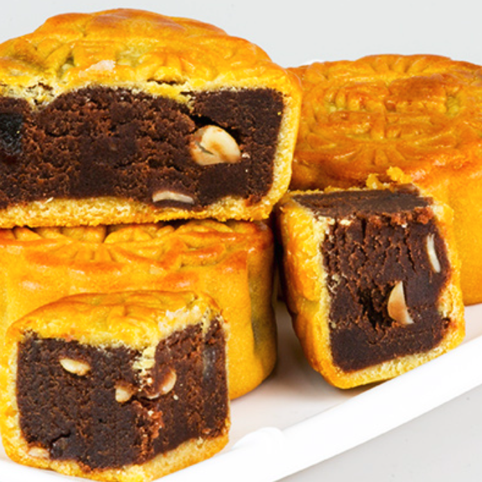 MACAU WINGFAI 澳門永輝 四寶月餅禮盒 4餅4味 500g包裝禮盒產(chǎn)品包裝創(chuàng)意設計欣賞(圖4)