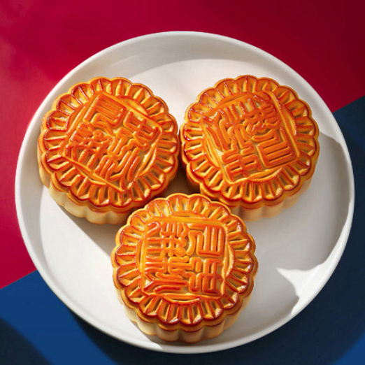 Huamei 華美 祝福心意 廣式月餅 12餅5味 1kg包裝禮盒產(chǎn)品包裝創(chuàng)意設(shè)計(jì)欣賞(圖5)