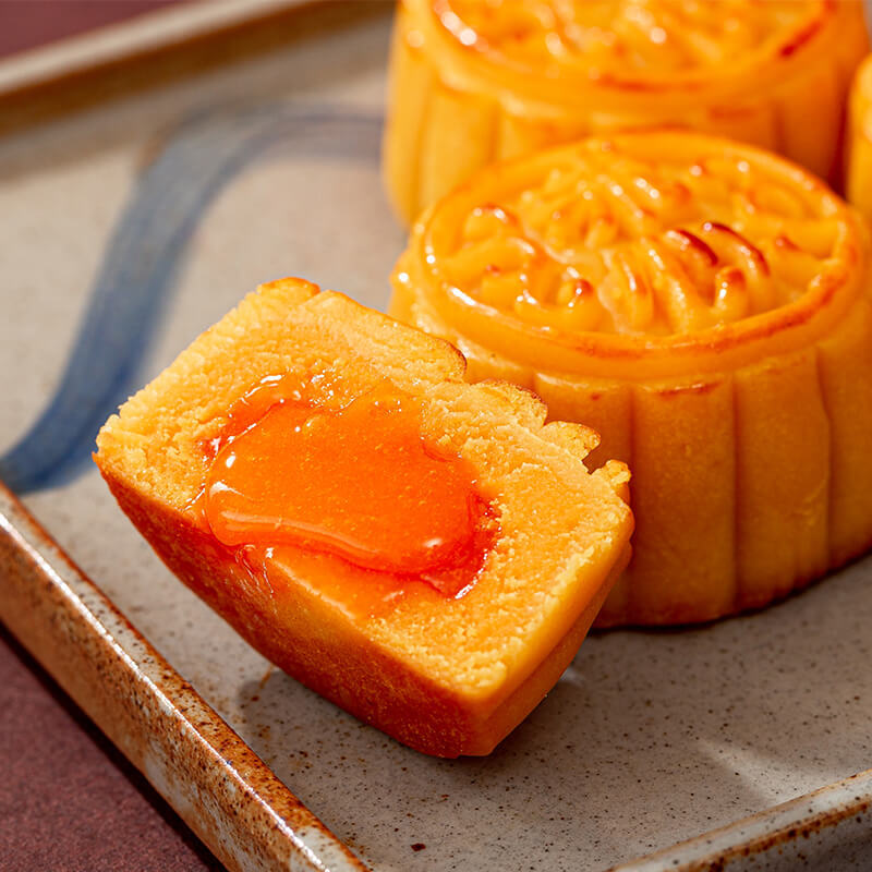 舌尖口袋 流心奶黃月餅 400g 禮盒裝包裝禮盒產(chǎn)品包裝創(chuàng)意設(shè)計(jì)欣賞(圖2)