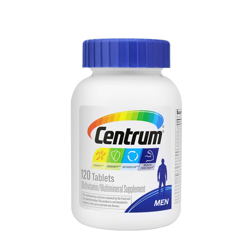 Centrum 善存 男士復合維生素 120粒保健產品包裝創(chuàng)意設計欣賞(圖1)
