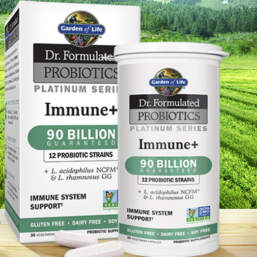 Garden of Life 生命花園 博士配方免疫益生菌膠囊 30粒保健產(chǎn)品包裝創(chuàng)意設(shè)計欣賞(圖3)