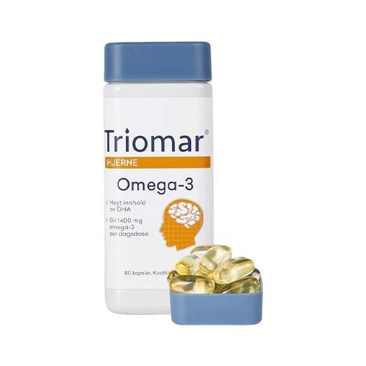 Triomar 大腦魚油 80粒保健產(chǎn)品包裝創(chuàng)意設(shè)計欣賞(圖1)