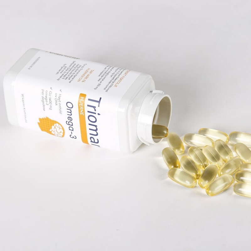 Triomar 大腦魚油 80粒保健產(chǎn)品包裝創(chuàng)意設(shè)計欣賞(圖5)