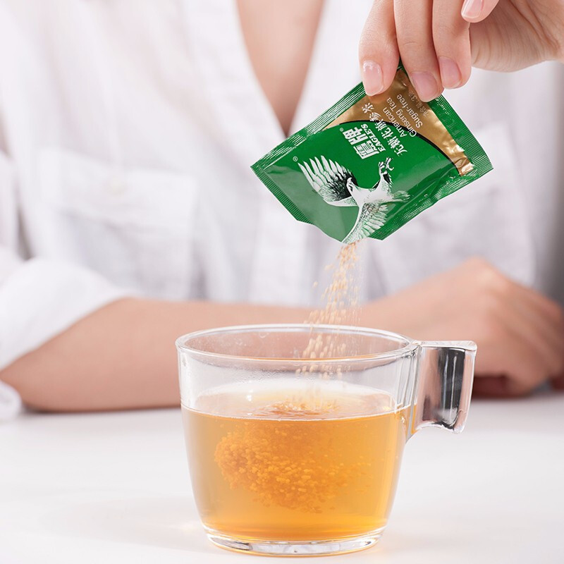 HAWKS 鷹牌 無糖花旗參茶 3g*20袋 禮盒裝保健產品包裝創(chuàng)意設計欣賞(圖4)