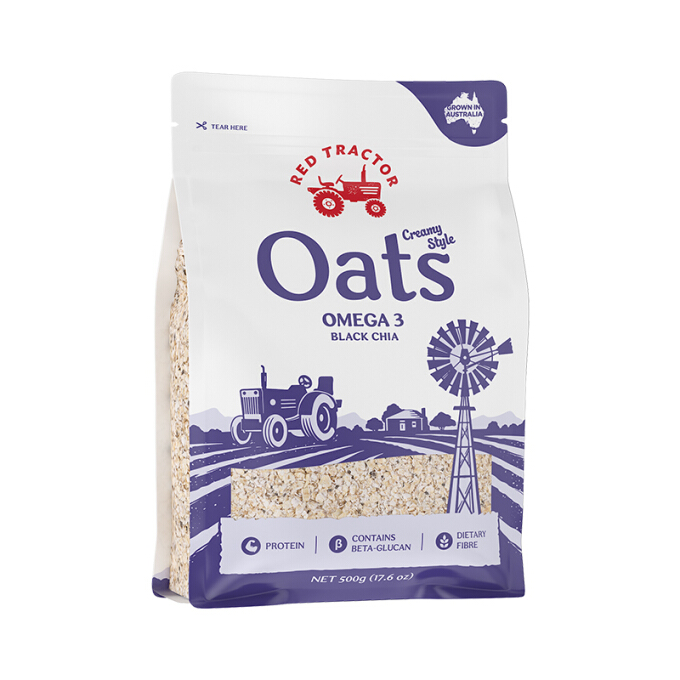 奇亞籽燕麥片包裝設(shè)計作品欣賞(圖1)