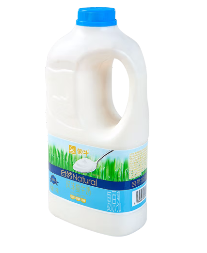 桶裝風(fēng)味酸牛奶包裝設(shè)計作品欣賞(圖1)