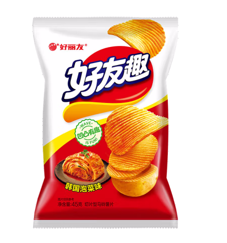 泡菜味薯片包裝袋設(shè)計(jì)作品欣賞(圖1) 泡菜味薯片包裝袋設(shè)計(jì)作品欣賞(圖1)