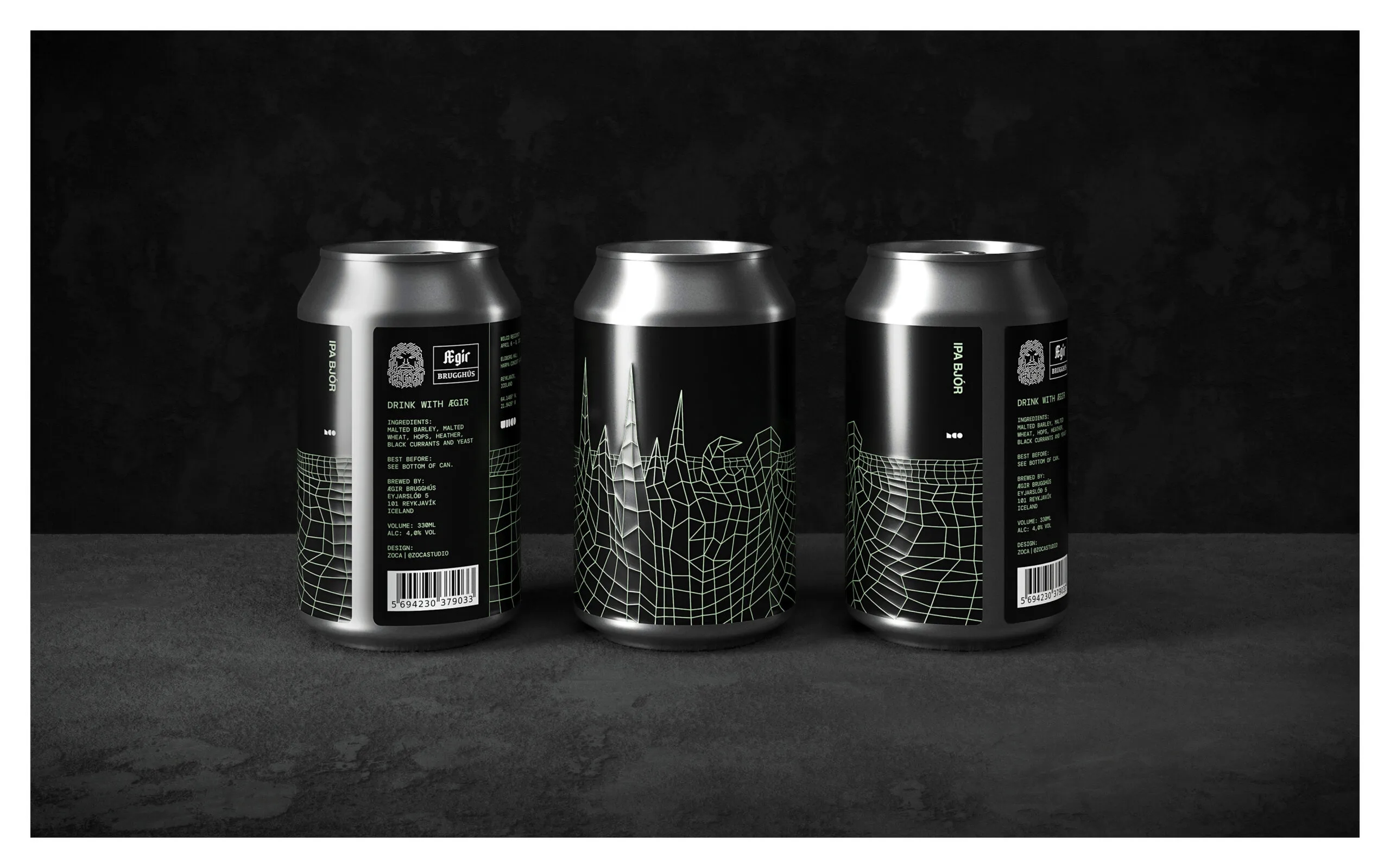 冰島灌裝啤酒包裝設(shè)計作品欣賞(圖1) 冰島灌裝啤酒包裝設(shè)計作品欣賞(圖1)