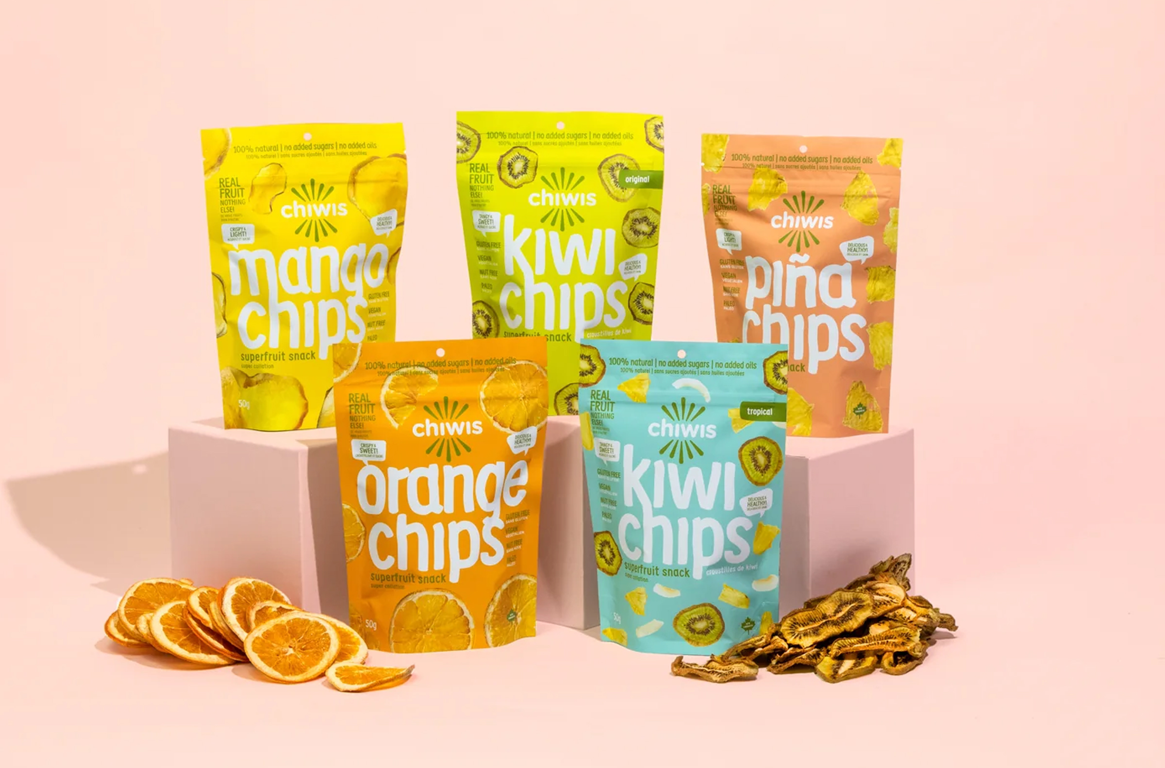 明亮有趣的水果片包裝袋設(shè)計欣賞(圖1)