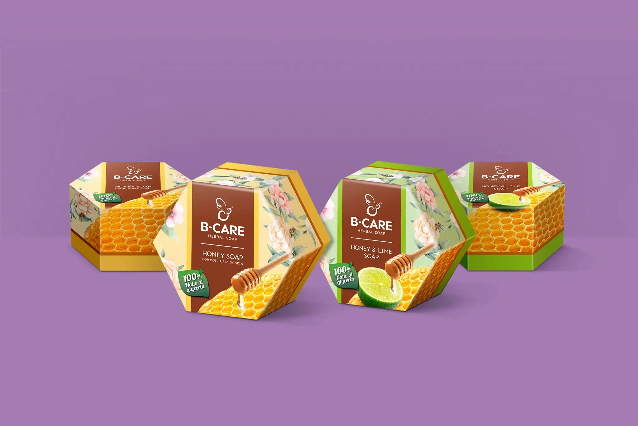 蜂蜜香皂創(chuàng)意包裝設(shè)計(jì)欣賞(圖1)