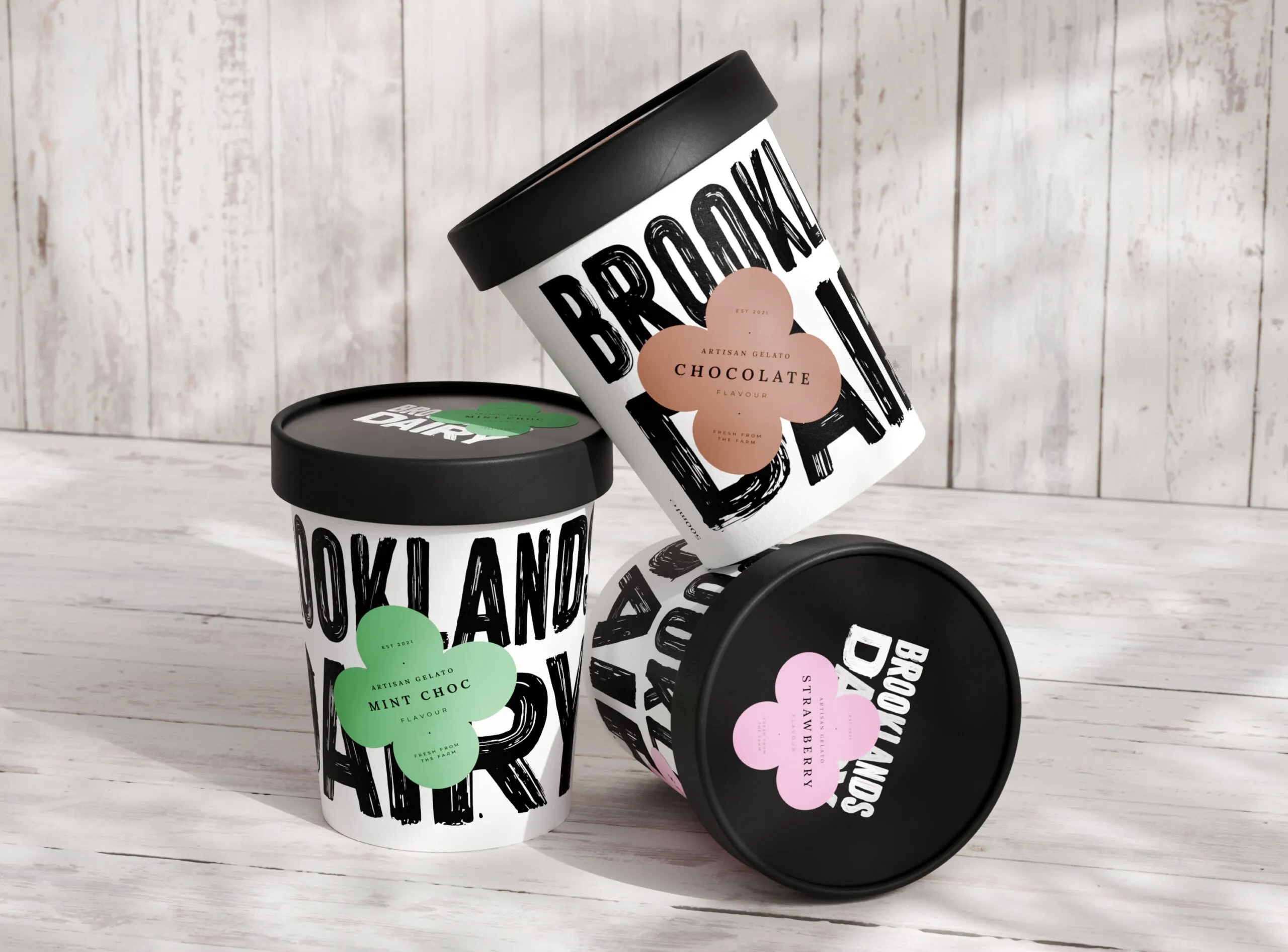 牛奶手工冰淇淋包裝如何設(shè)計(jì)(圖1)