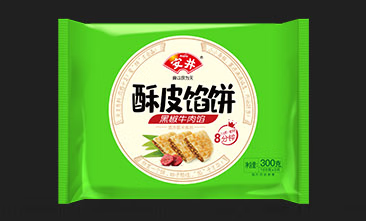 黑椒牛肉味餡餅包裝設(shè)計(jì)欣賞(圖1)
