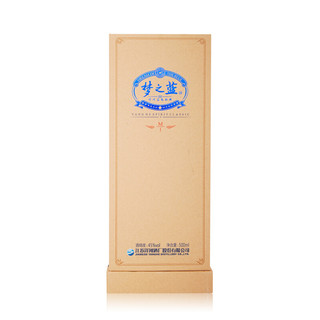 創(chuàng)意酒包裝設(shè)計洋河夢之藍(lán)藍(lán)色經(jīng)典濃香型白酒單瓶裝產(chǎn)品包裝設(shè)計欣賞(圖3)