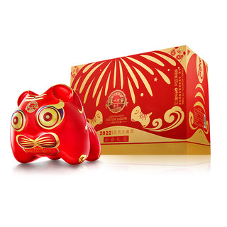 創(chuàng)意酒包裝設(shè)計(jì)虎年生肖紀(jì)念禮酒濃香型白酒單瓶裝產(chǎn)品包裝設(shè)計(jì)欣賞(圖2)