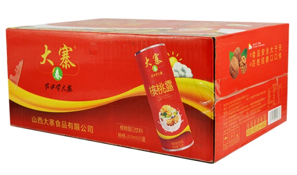 大寨核桃露 大寨核桃露品牌logo與食品包裝設(shè)計(jì)欣賞(圖2)