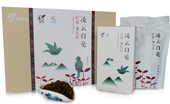 浪伏茶業(yè)品牌logo與食品包裝設(shè)計(jì)欣賞(圖2)