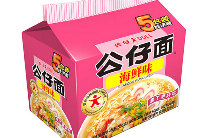 公仔面品牌logo與食品包裝設(shè)計(jì)欣賞(圖2)