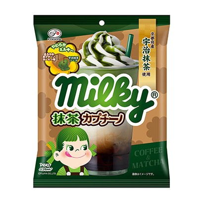 包裝創(chuàng)意設計欣賞牛奶基抹茶卡布奇諾不二家(圖1)