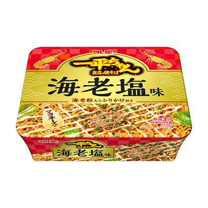 包裝設(shè)計(jì)公司推薦明星一平夜店炒面蝦咸味明星食品包裝設(shè)計(jì)欣賞(圖1)