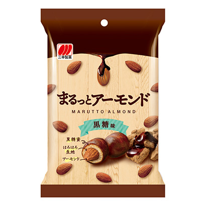 包裝設(shè)計(jì)公司推薦整整杏仁黑糖味三幸制果包裝設(shè)計(jì)欣賞(圖1)