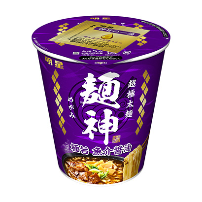 包裝設(shè)計(jì)公司推薦明星面神杯極旨魚介醬油明星食品包裝設(shè)計(jì)欣賞(圖1)