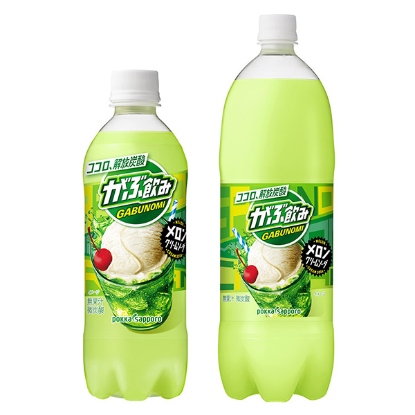 包裝設(shè)計(jì)公司推薦大口大口地喝哈密瓜奶油蘇打包裝設(shè)計(jì)欣賞(圖1)