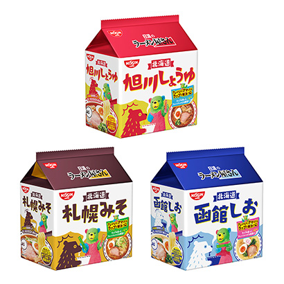 包裝設(shè)計(jì)公司推薦日清的拉面店薩蘭拉普合作旭川醬油日清面類包裝設(shè)計(jì)(圖1)