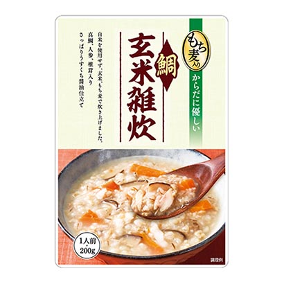 包裝設(shè)計公司推薦加糯米的鯛魚糙米雜燴最好的食品不使用烹飪品白米，用糙米、糯米煮飯包裝設(shè)計(圖1)