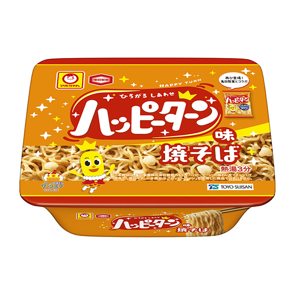 麥爾快樂回轉(zhuǎn)味蕎麥面東洋水產(chǎn)面類包裝設(shè)計(圖1)